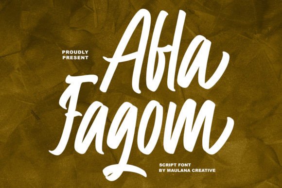 Afla Fagom: The Handwritten Typeface for Authentic Campaigns