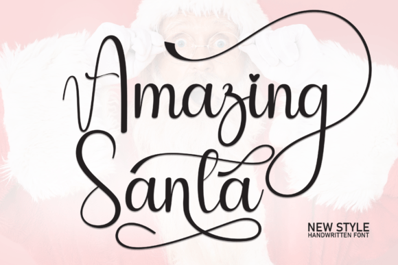 Amazing Santa: A Handwritten Typeface for Festive Web Design
