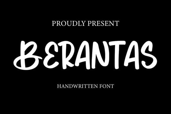 Berantas: The Handwritten Typeface That Stops Scrolling
