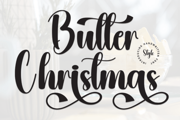 Butter Christmas: The Perfect Handwritten Typeface for Small Business Branding