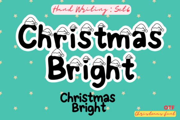 Christmas Bright 6: The Perfect Script Font for Holiday Crafts