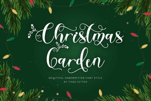 Christmas Garden: The Handwritten Typeface That Elevates Holiday Campaigns