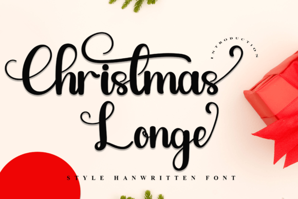 Christmas Longe: The Elegant Handwritten Typeface for Editorial Design