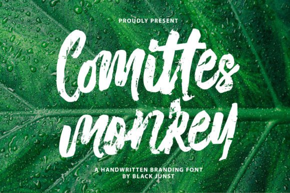 Comittes Monkey: The Script Font That Brings Handmade Labels to Life