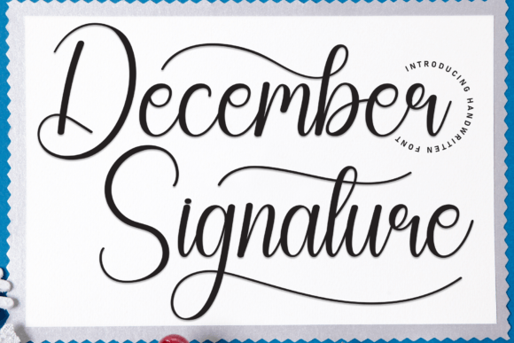 December Signature: The Elegant Typeface for Modern Editorial Design