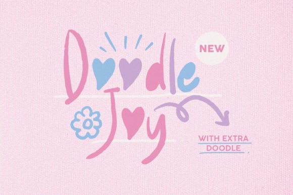 Doodle Joy: The Handwritten Font That Builds Trust for Small Brands