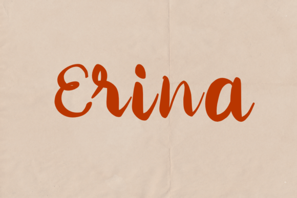 Erina: A Premium Script Typeface for Elegant Campaign Design