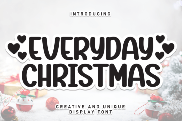 Everyday Christmas: A Sweet Handwritten Typeface for Web Design
