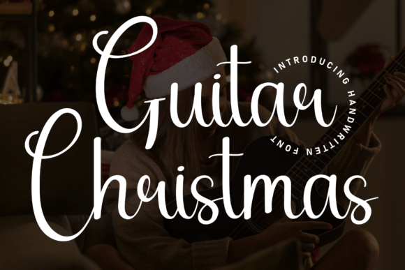 Guitar Christmas: The Handwritten Typeface That Stops the Scroll