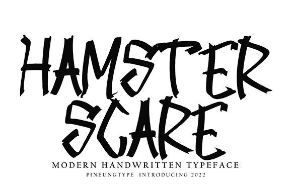 Hamster Scare: The Whimsical Typeface for Handmade Labels