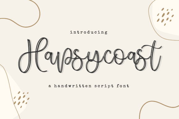 Hapsycoast: The Handwritten Script Font for Authentic Branding