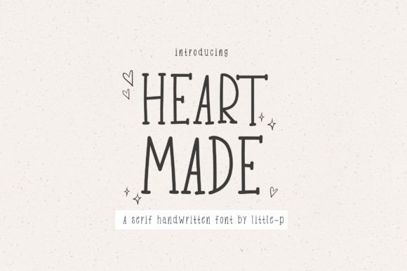 Heart Made: The Friendly Serif Font for Editorial Design