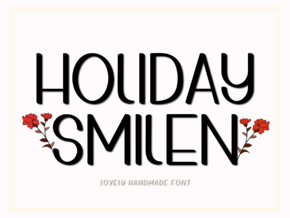 Holiday Smilen: A Handwritten Typeface for Authentic Branding