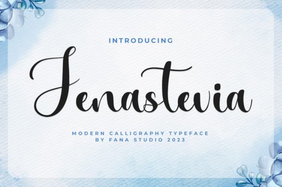 Jenastevia: The Premium Script Font for Polished Brand Identity