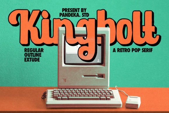 Kingbolt: The Retro Bold Typeface That Elevates Small Business Branding