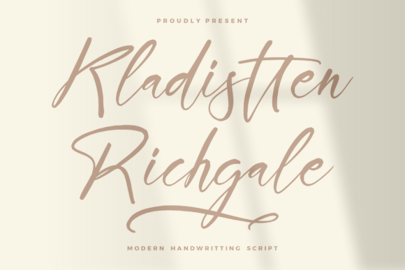 Kladistten Richgale: A Handwritten Typeface for Editorial Design