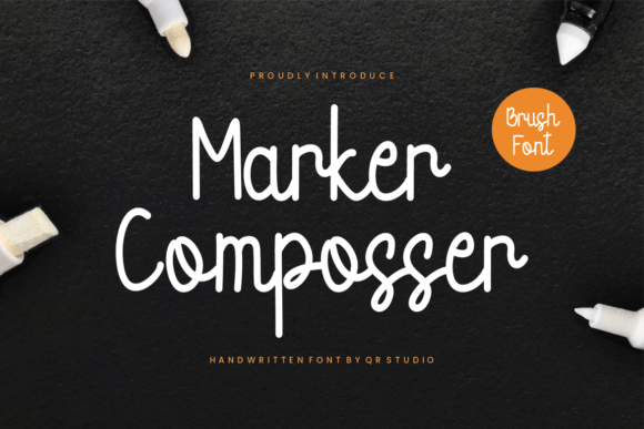 Marker Composser Typeface: A Bold Display Font for Digital Branding