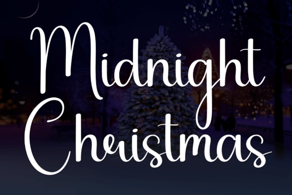 Midnight Christmas: The Display Font That Makes Holiday Campaigns Pop