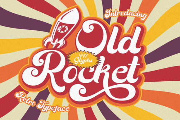 Old Rocket Typeface: A Retro Script for Handmade Shop Branding