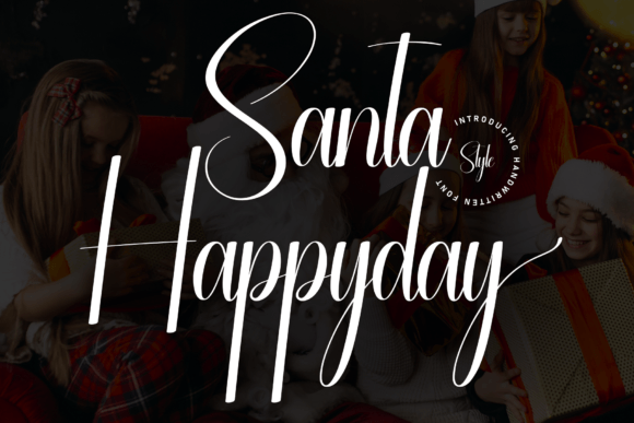 Santa Happyday: The Friendly Typeface for Authentic Branding