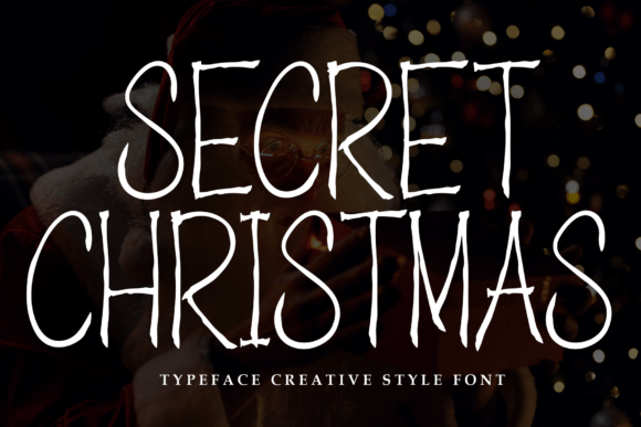 Secret Christmas: The Perfect Handwritten Display Font for Seasonal Creations