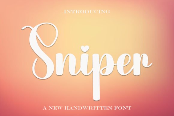 Sniper: The Handwritten Typeface That Sharpens Your Campaign Visuals