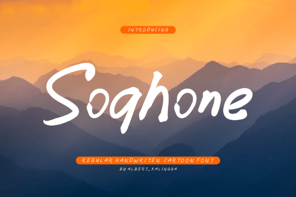 Soghone: A Bold Handwritten Typeface for Memorable Brand Identities