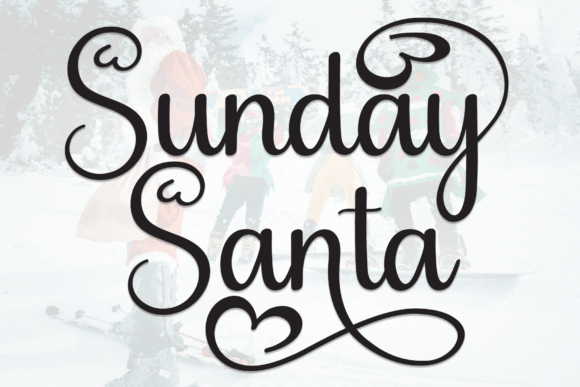 Sunday Santa: A Sweet Handwritten Typeface for Friendly Branding
