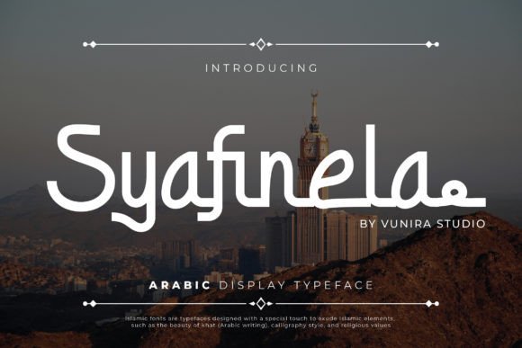 Syafinela: The Elegant Script Font for Modern Web Design