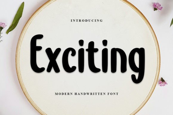 Why Exciting Is the Perfect Handwritten Font for Editorial Design