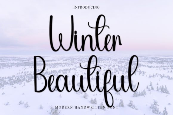 Winter Beautiful: A Festive Typeface for Editorial Design